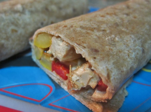 chicken-and-hummus-wrap