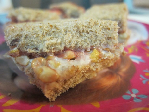 Cream Cheese and Cashew Sandwich.JPG