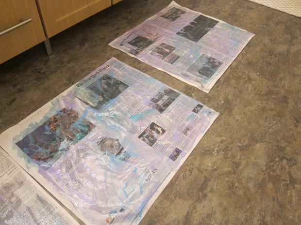 Newspaper Flowers (4)