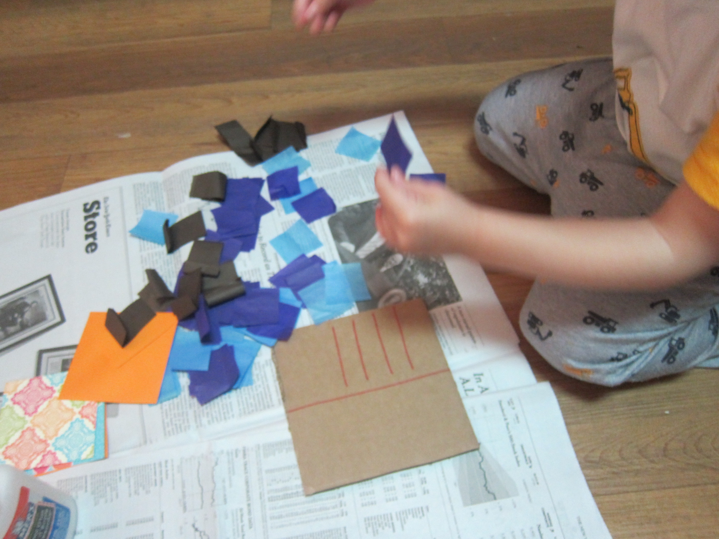 Cardboard Postcard – joyful parenting