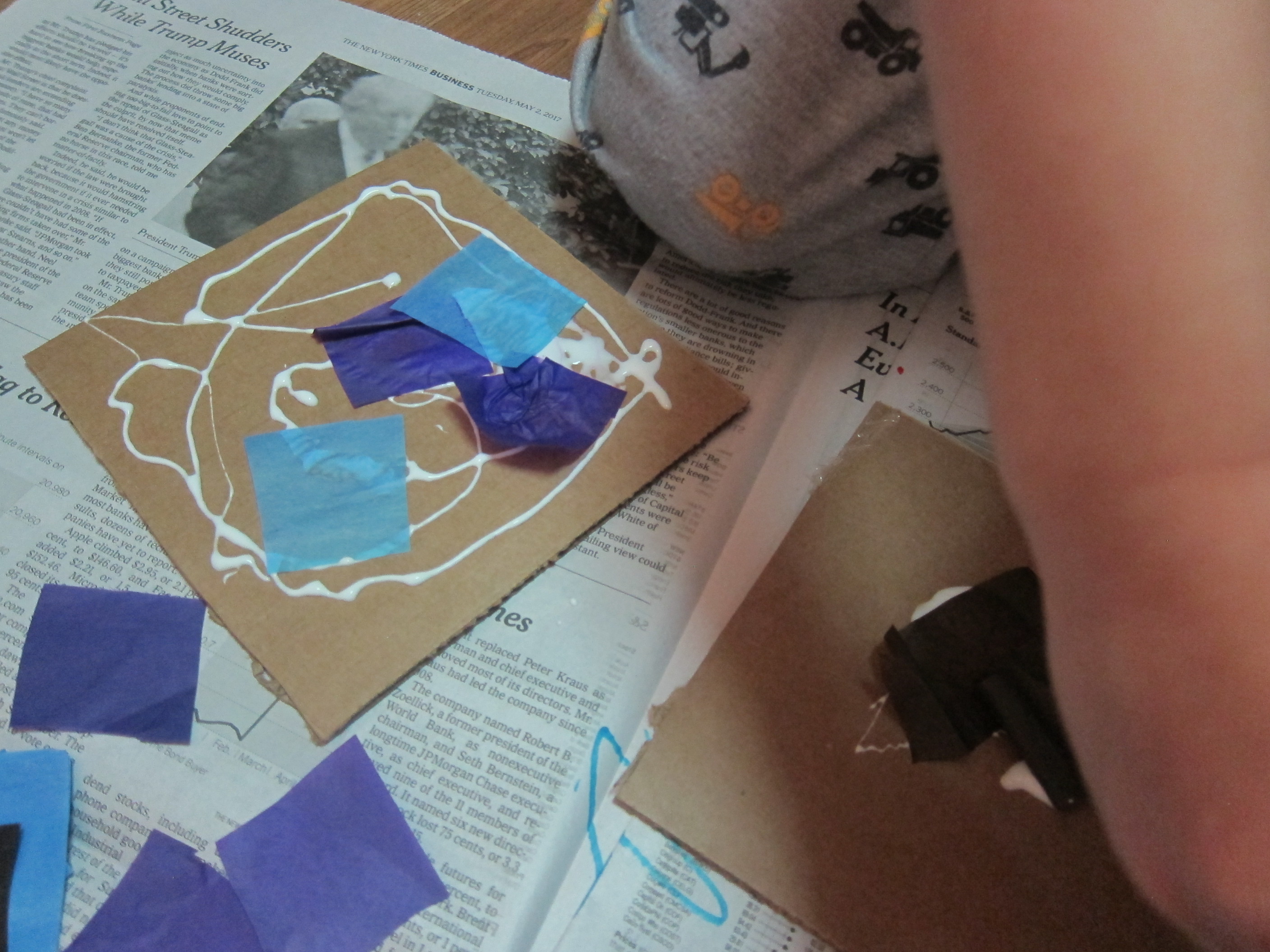 Cardboard Postcard – joyful parenting