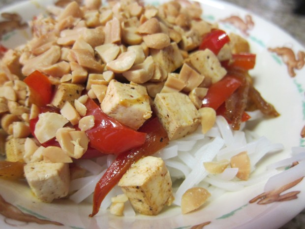 Peanut Noodles with Tofu (1)