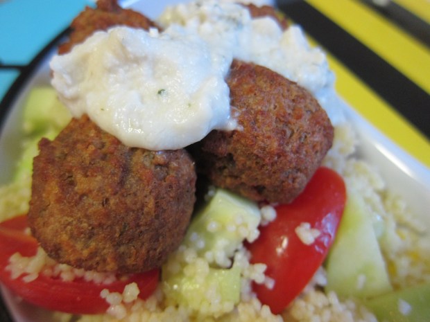 Meatballs with Couscous Salad