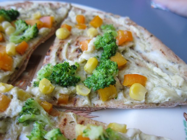 Veggie Pesto Pizza