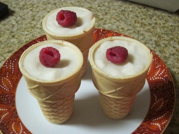 Yogurt Cones