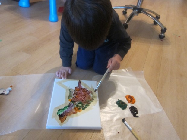 Fingerpaint Bird (4)