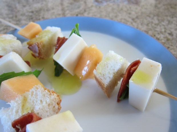 Cantaloupe Skewers (2)
