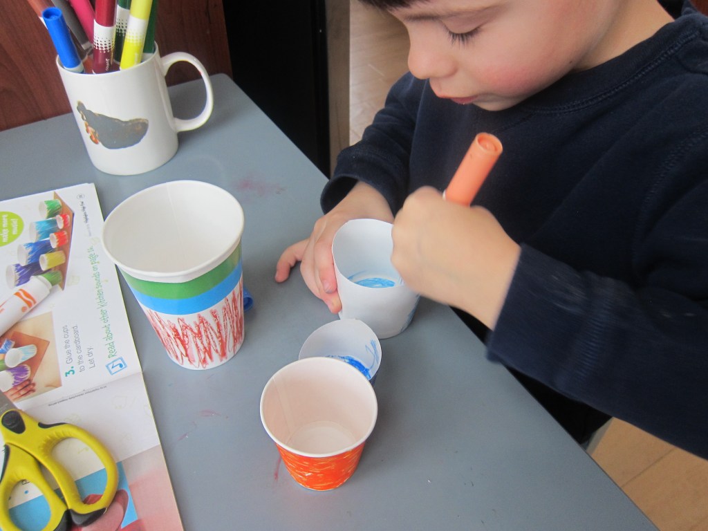 Paper Cup Drums – joyful parenting