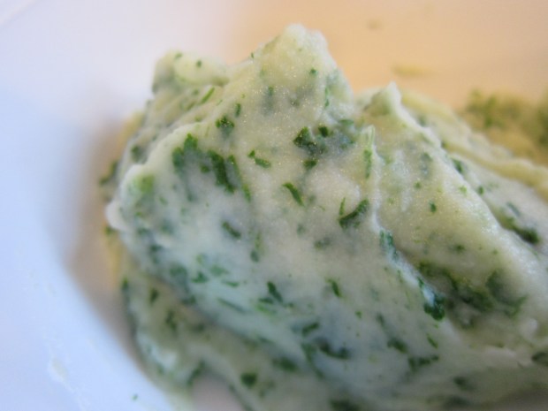 Spinach Potato Puree