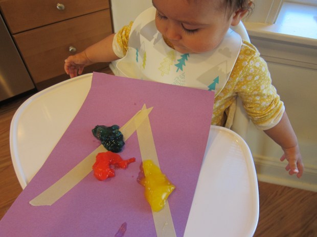 Finger Paint Tape Resist (2)