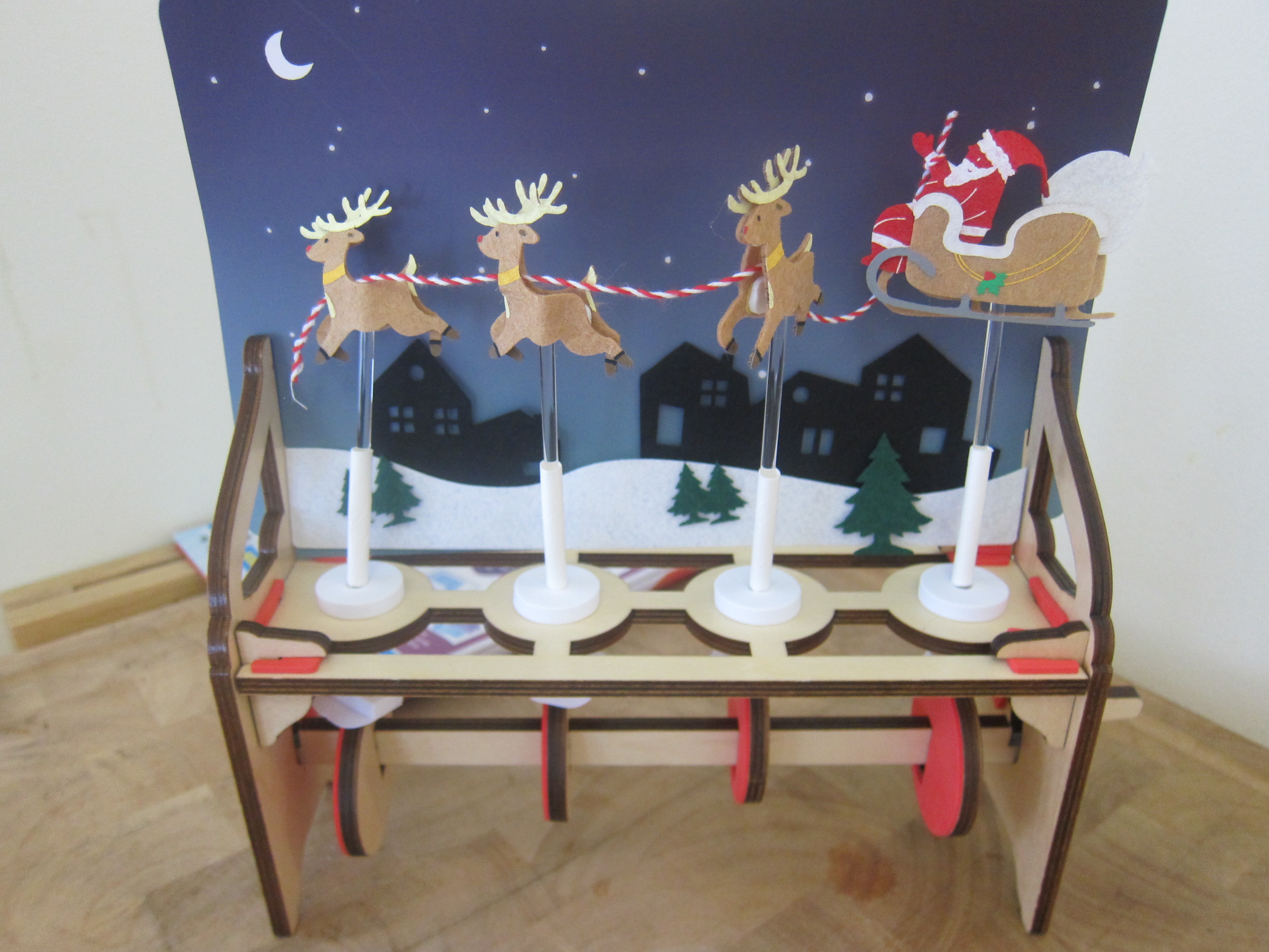 Santa’s Sleigh Automaton – joyful parenting