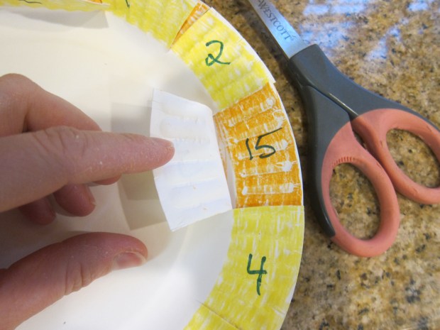 Paper Plate Clock (2)