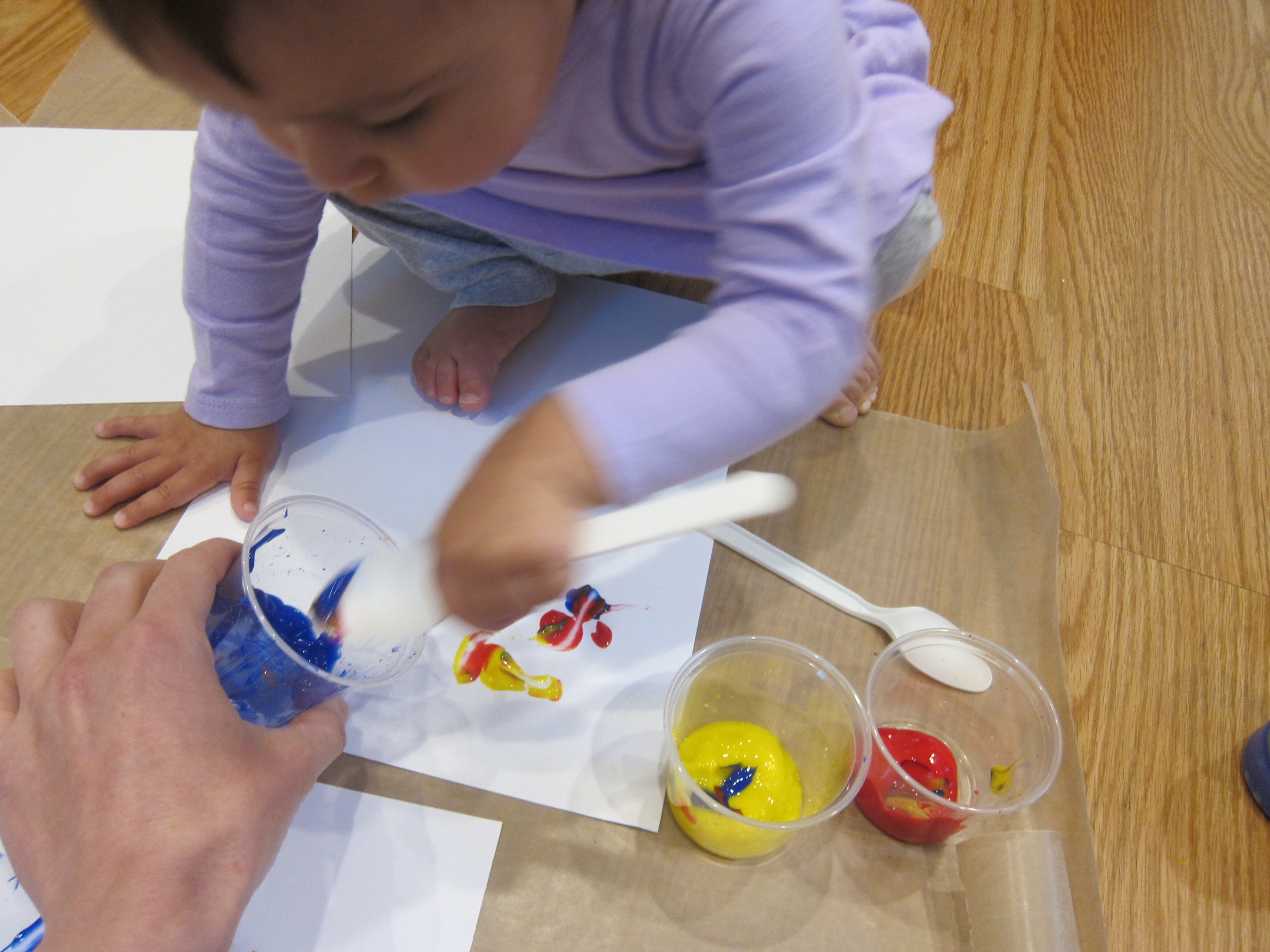 Cling Wrap Painting (2)