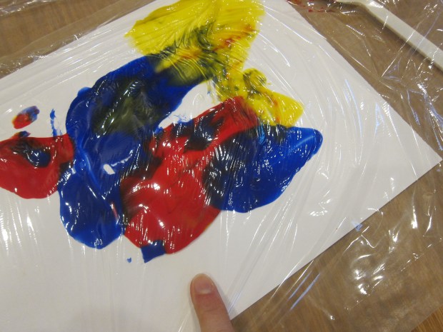 Cling Wrap Painting (5)