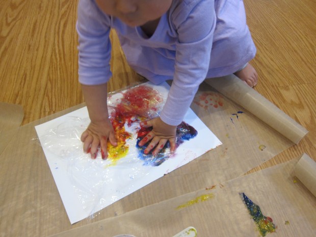 Cling Wrap Painting (7)