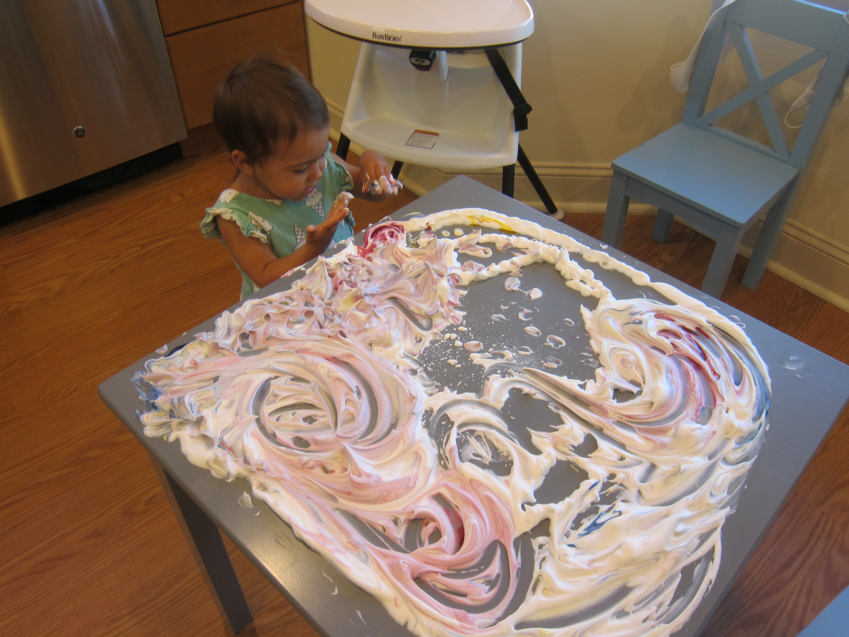 Shaving Cream Fingerpaint (11)