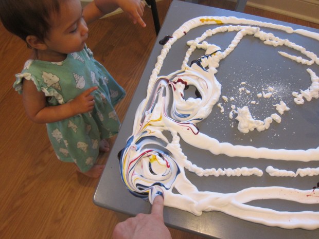 Shaving Cream Fingerpaint (3)