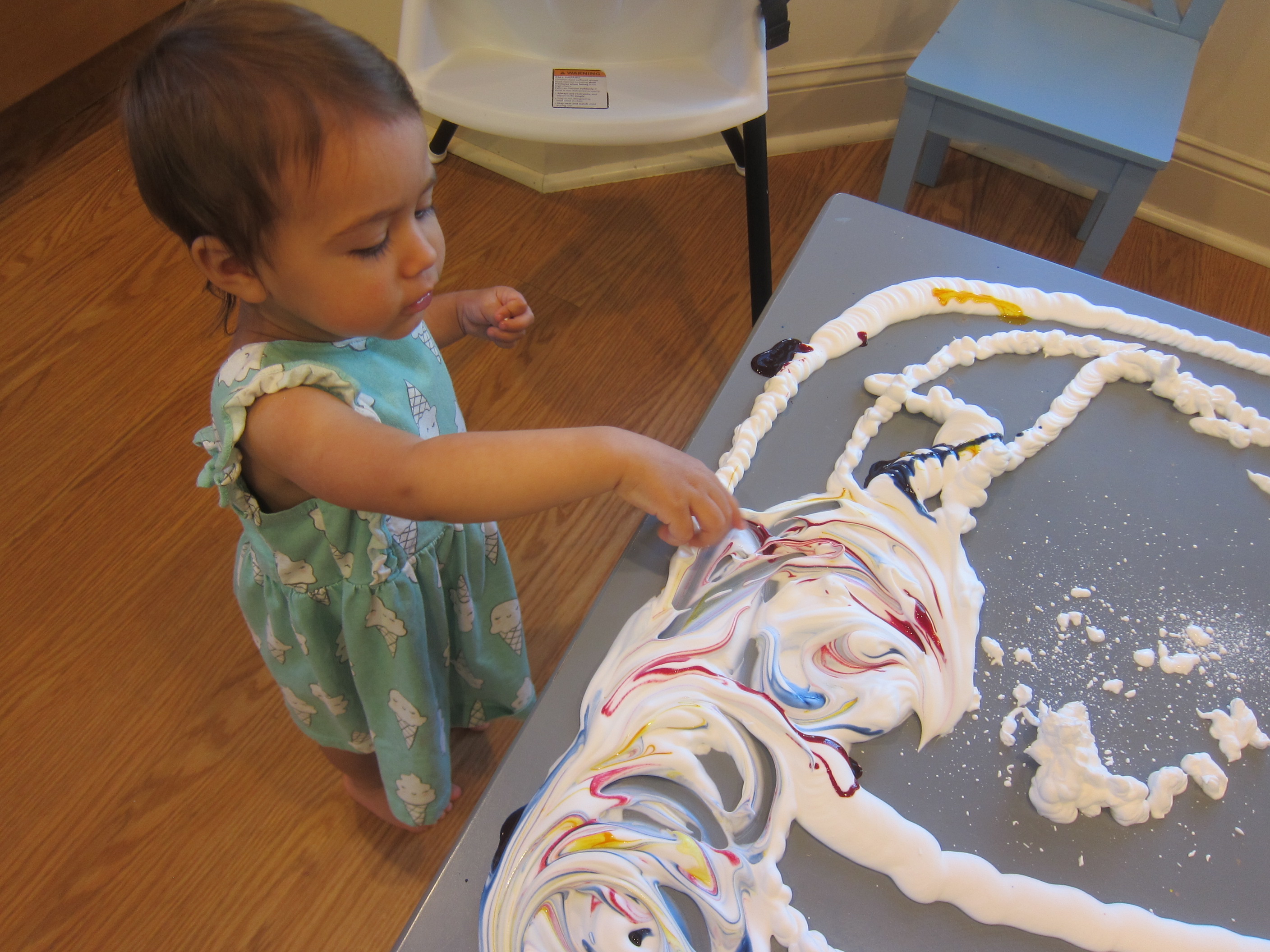Shaving Cream Fingerpaint (4)