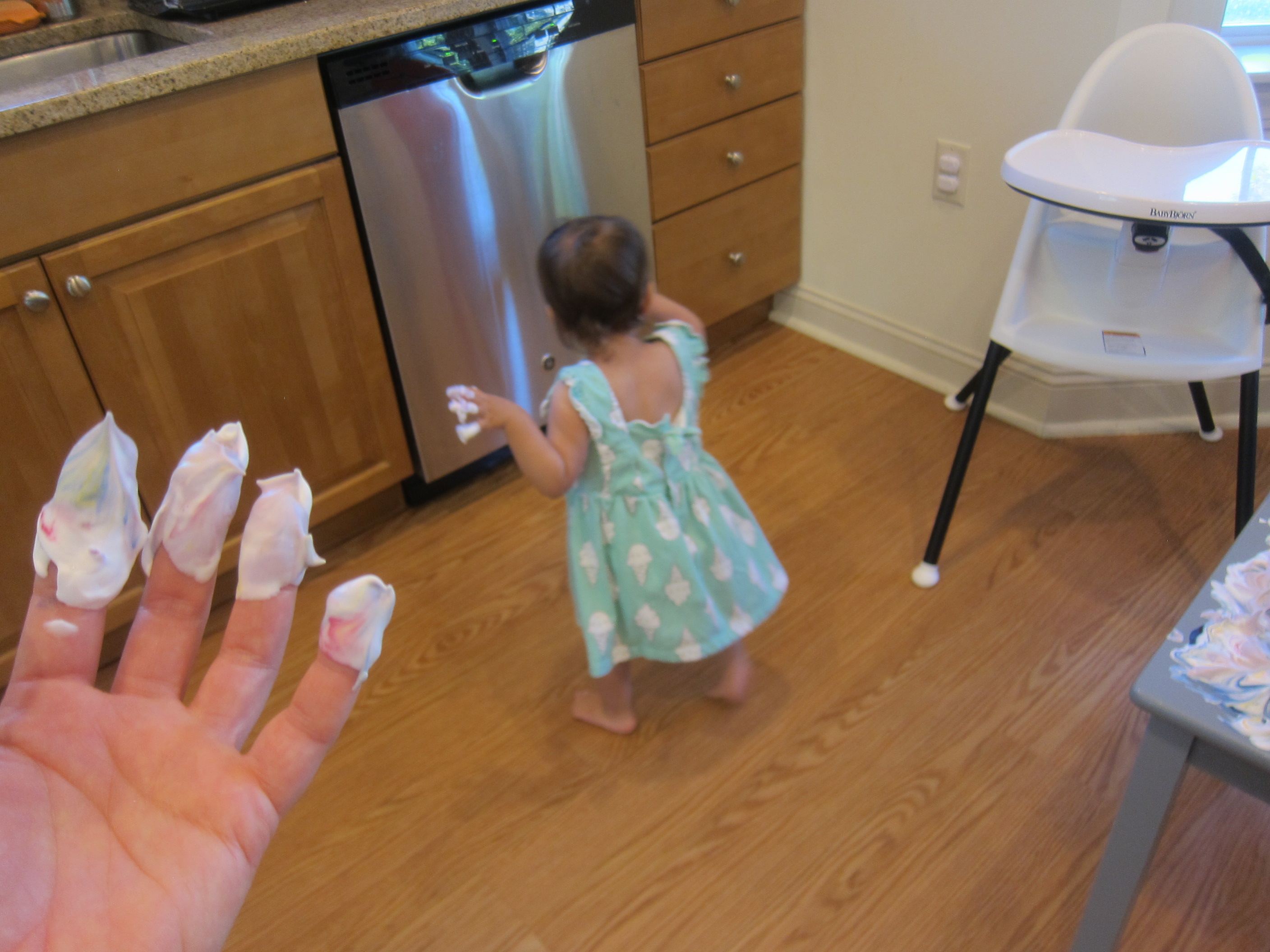 Shaving Cream Fingerpaint (8)