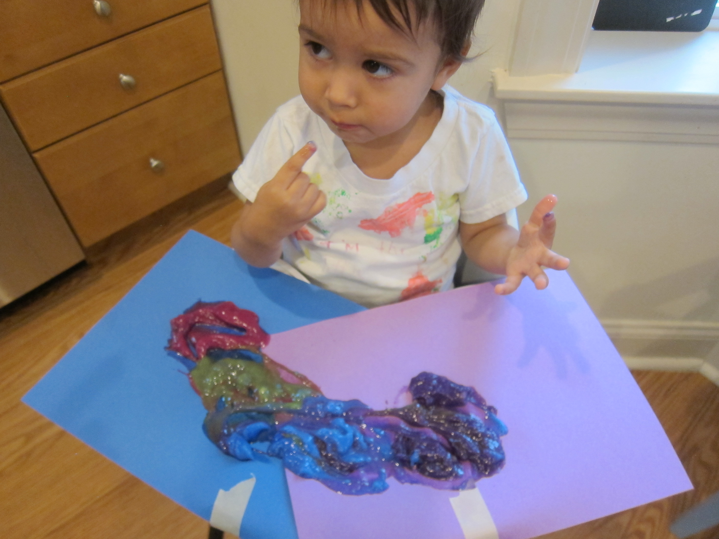 Edible Paint with Pudding Cups (9)