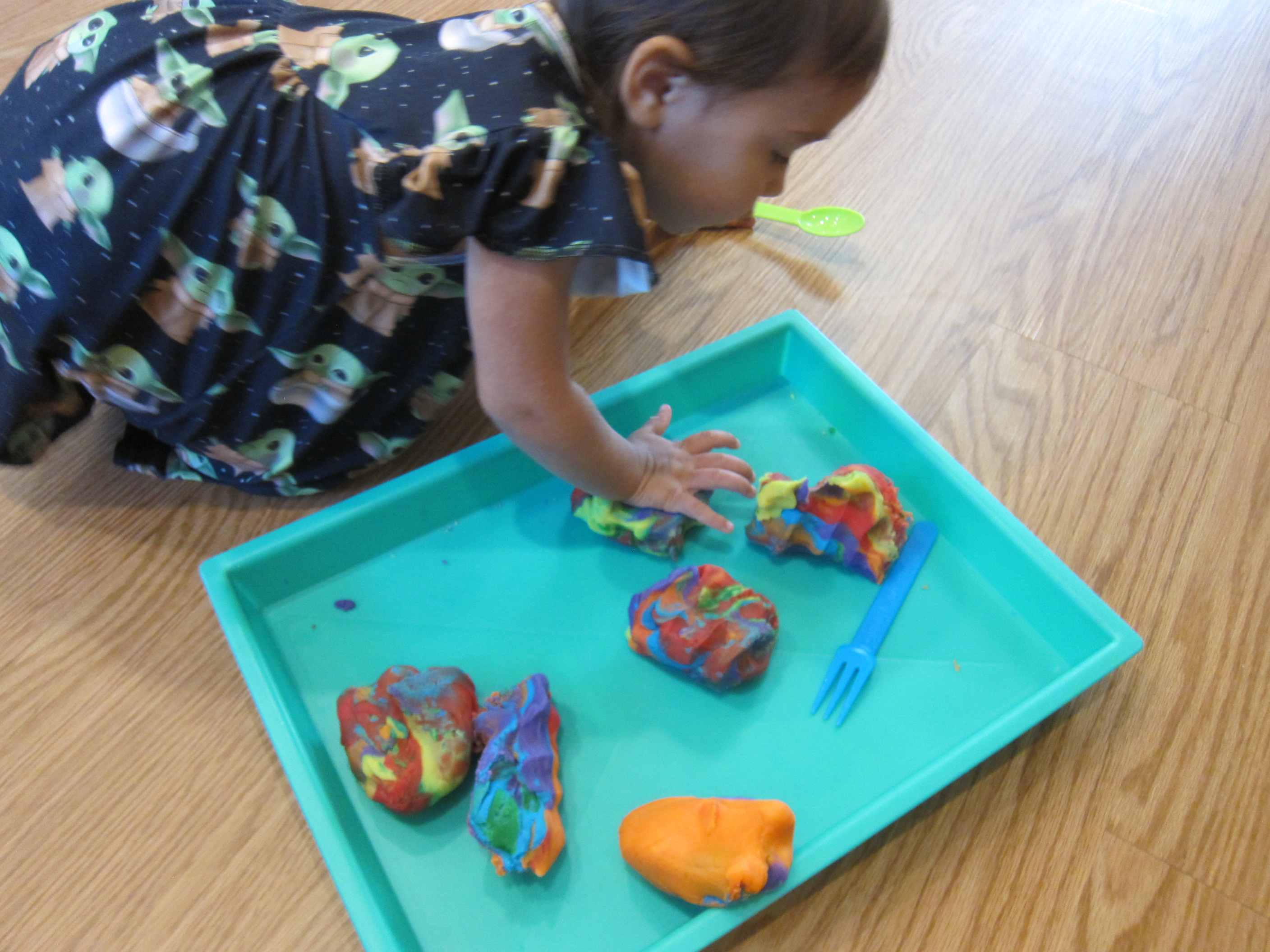 Play Dough Food Tracks (11)