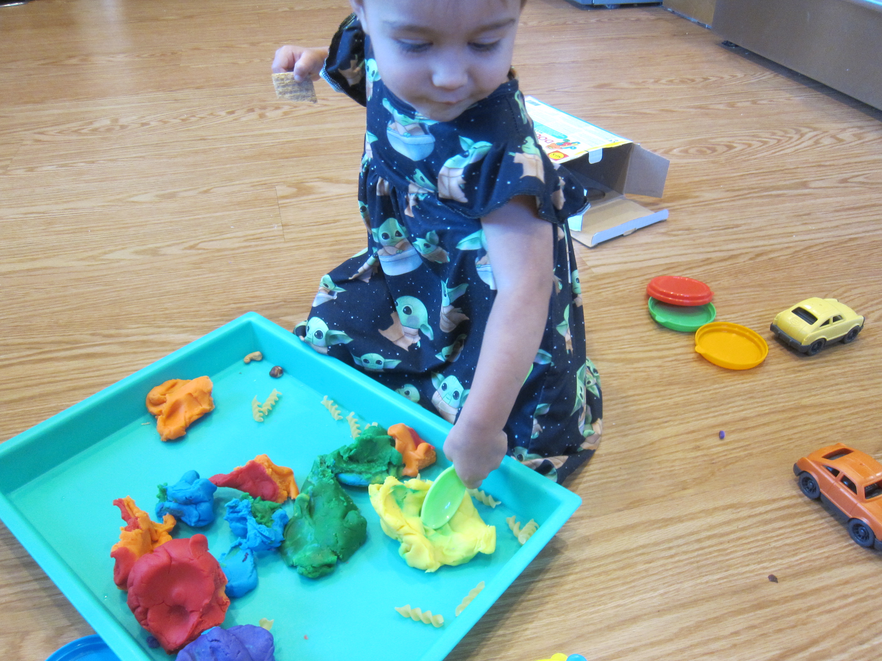 Play Dough Food Tracks (9)