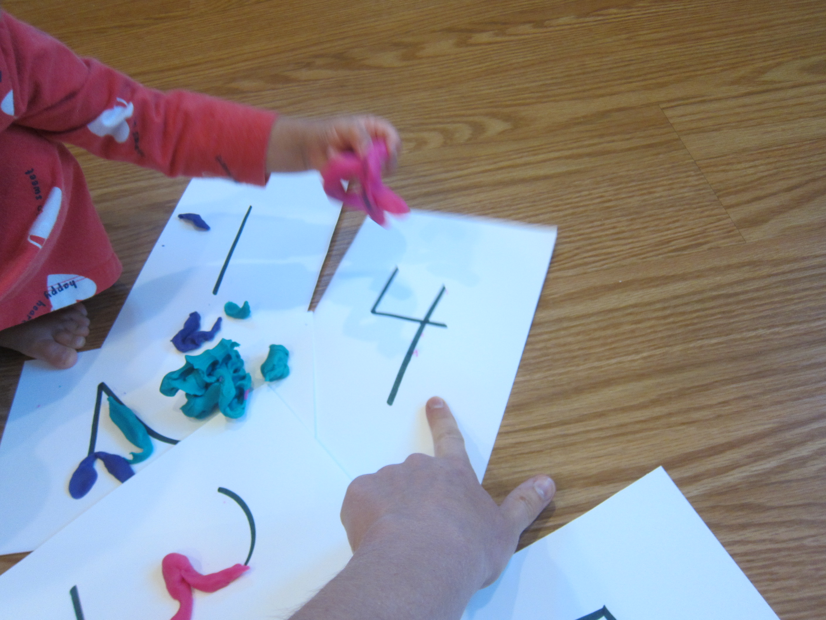 Playdough Numbers (4)