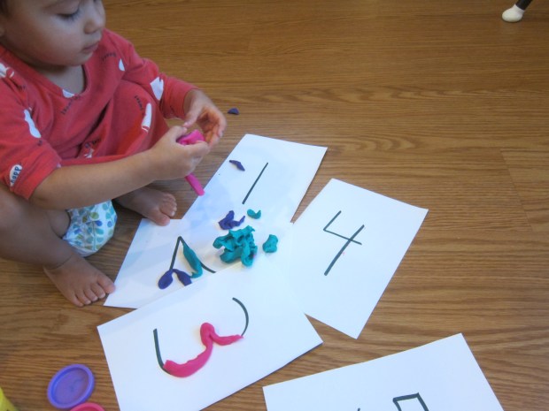 Playdough Numbers (5)