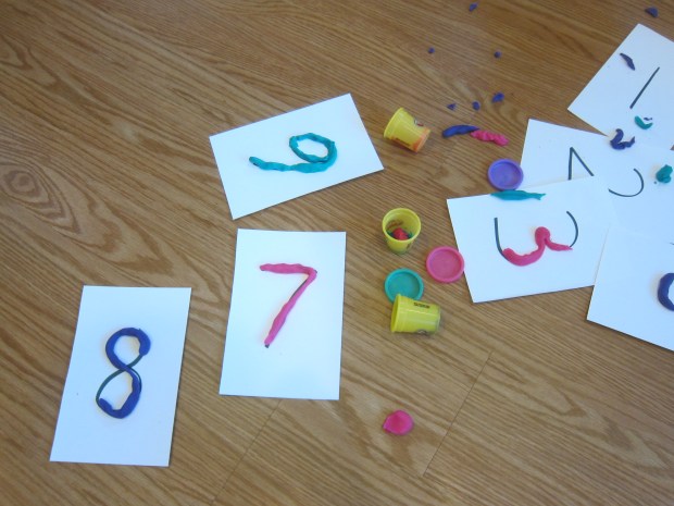 Playdough Numbers (6)