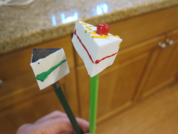 Spongy Pencil Toppers (8)