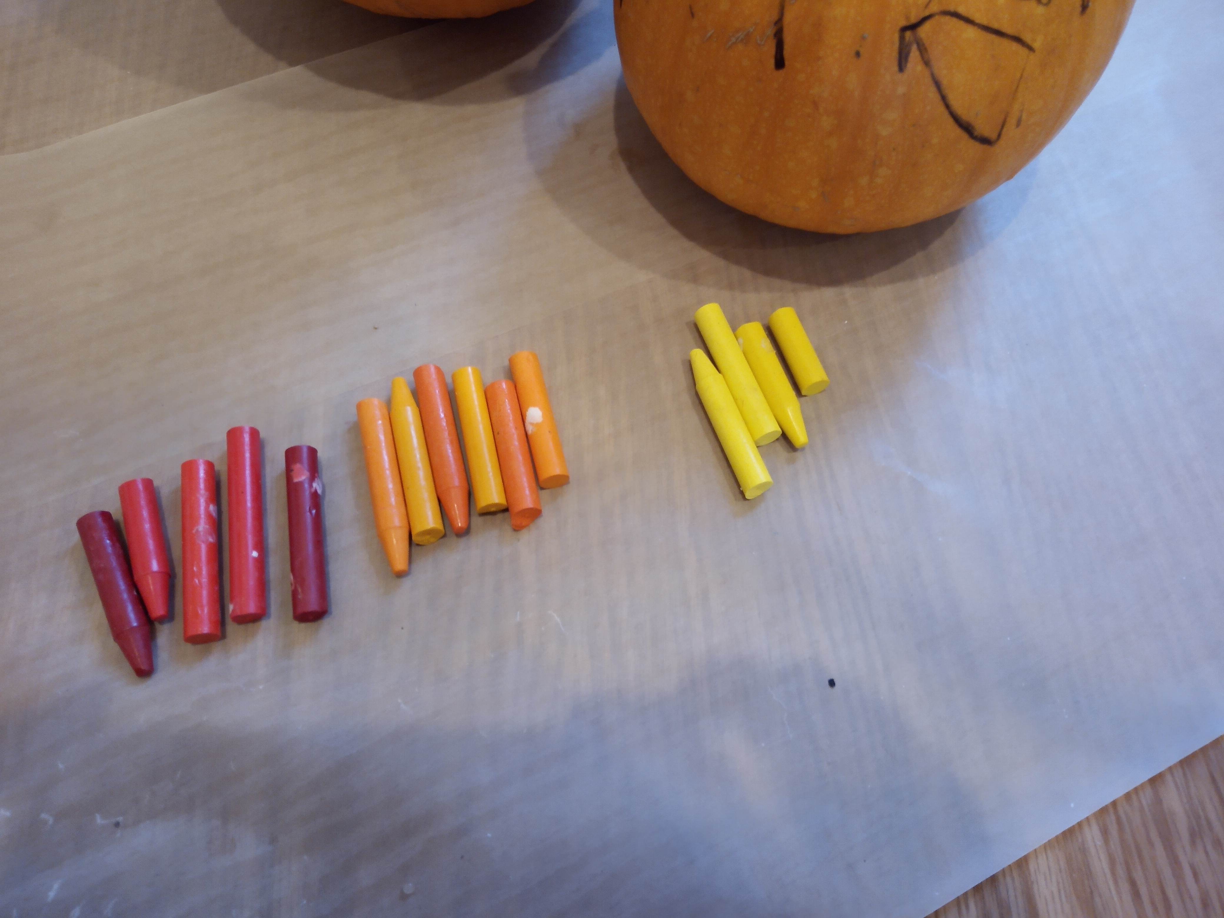 Melted Crayon Pumpkins (7)