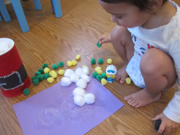Cotton Ball Snowman Craft (8)