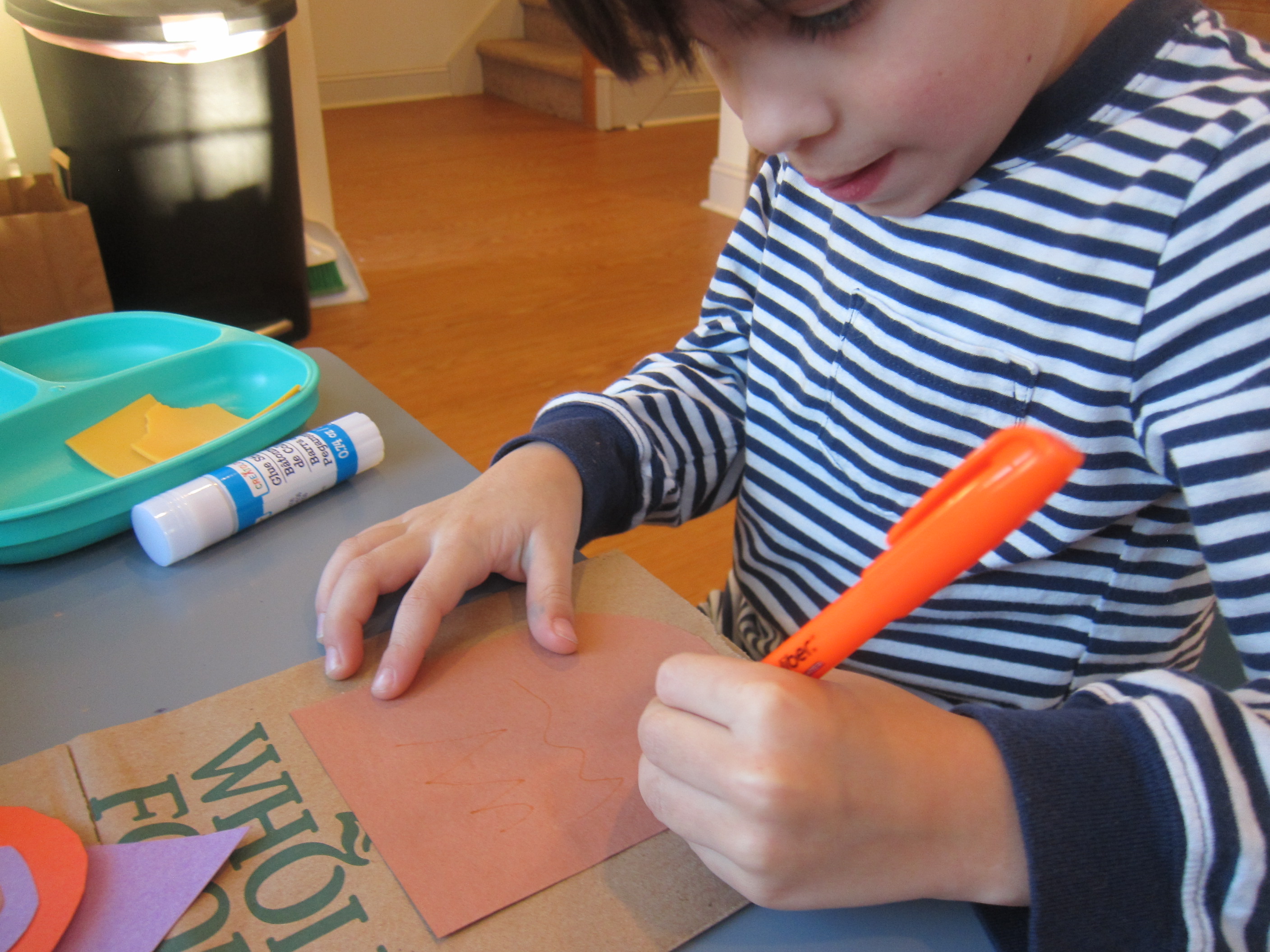 Paper Bag Owl Puppets (6)