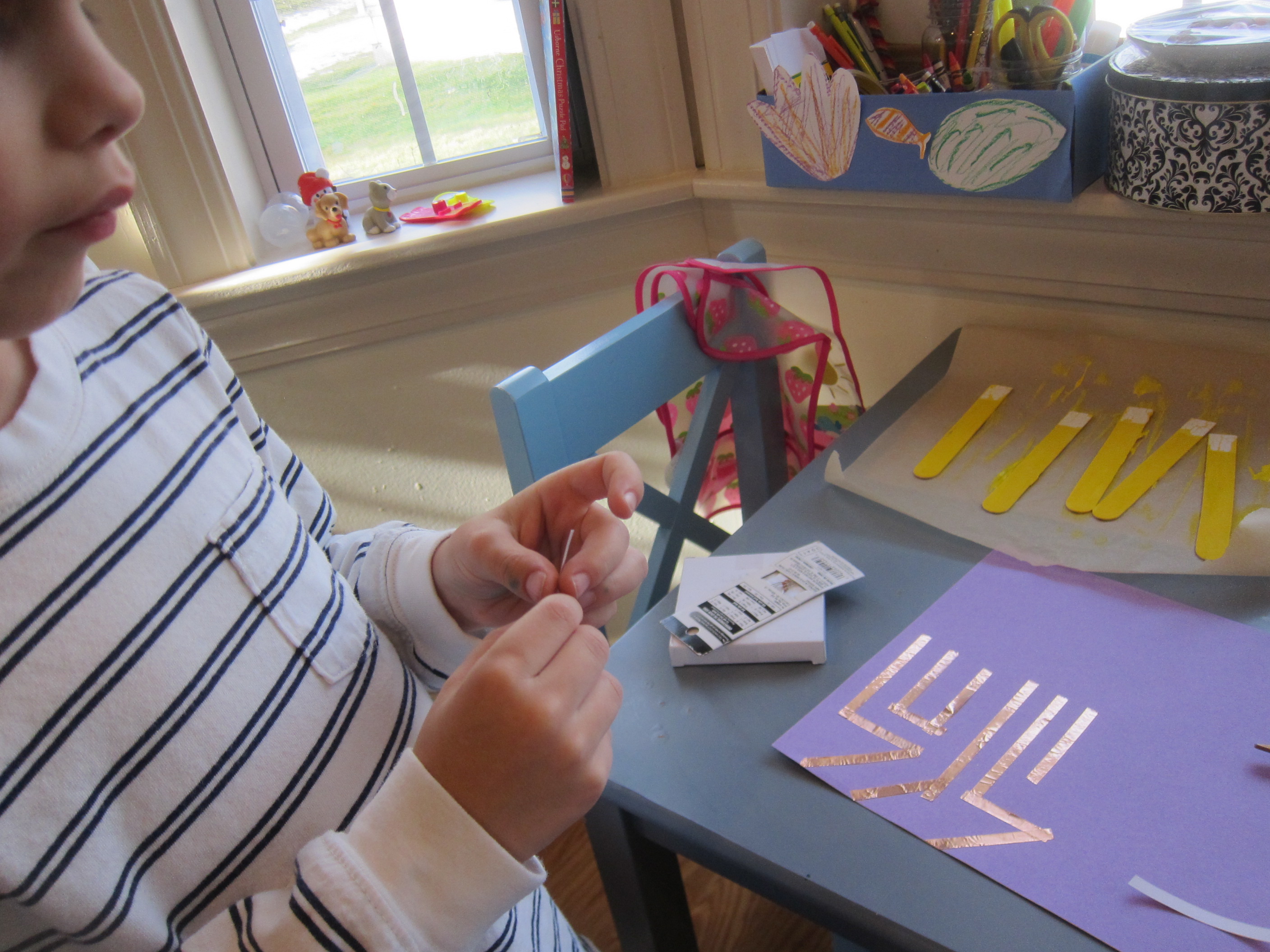 Paper Circuit Menorrah (1)