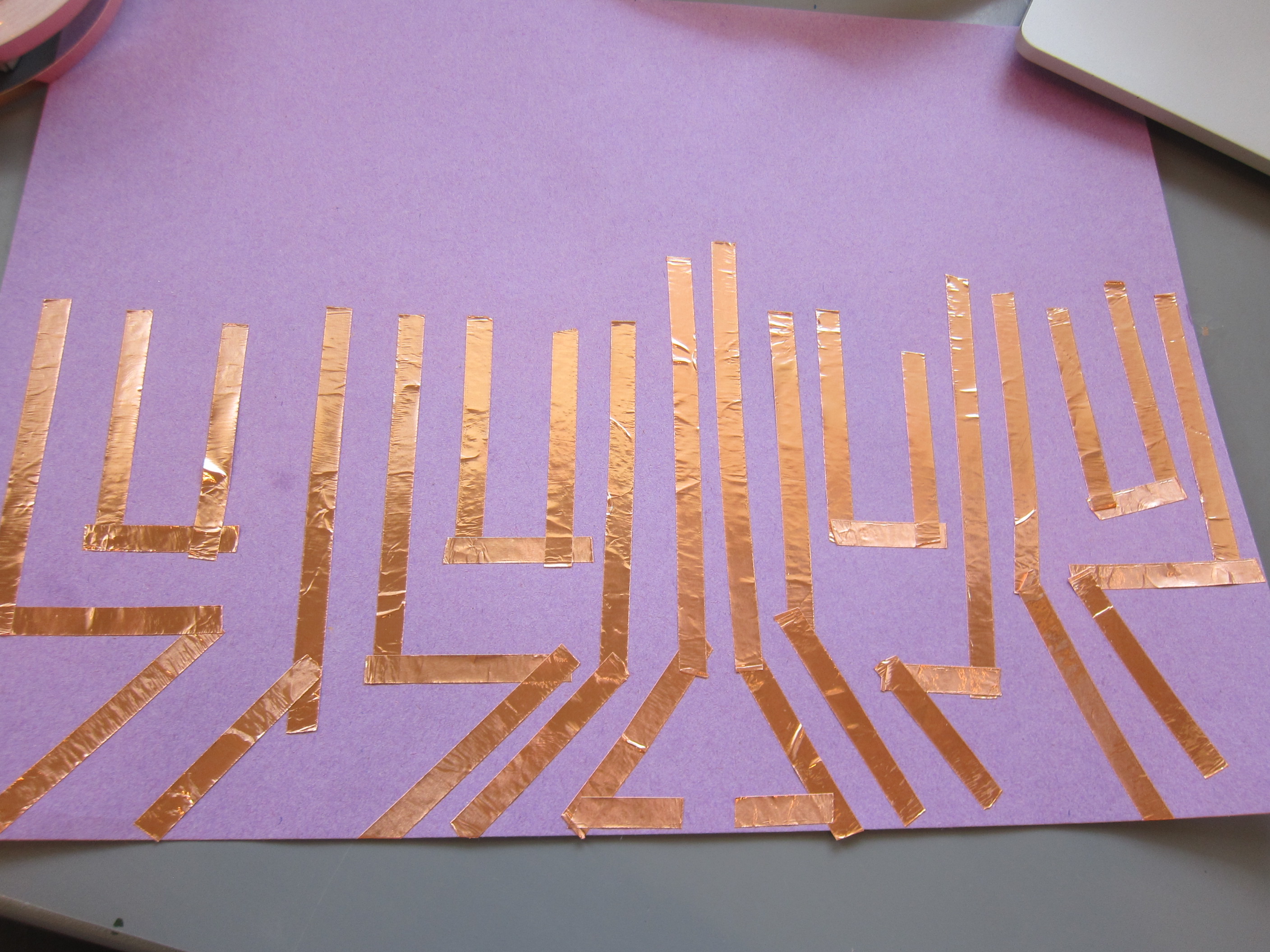 Paper Circuit Menorrah (2)