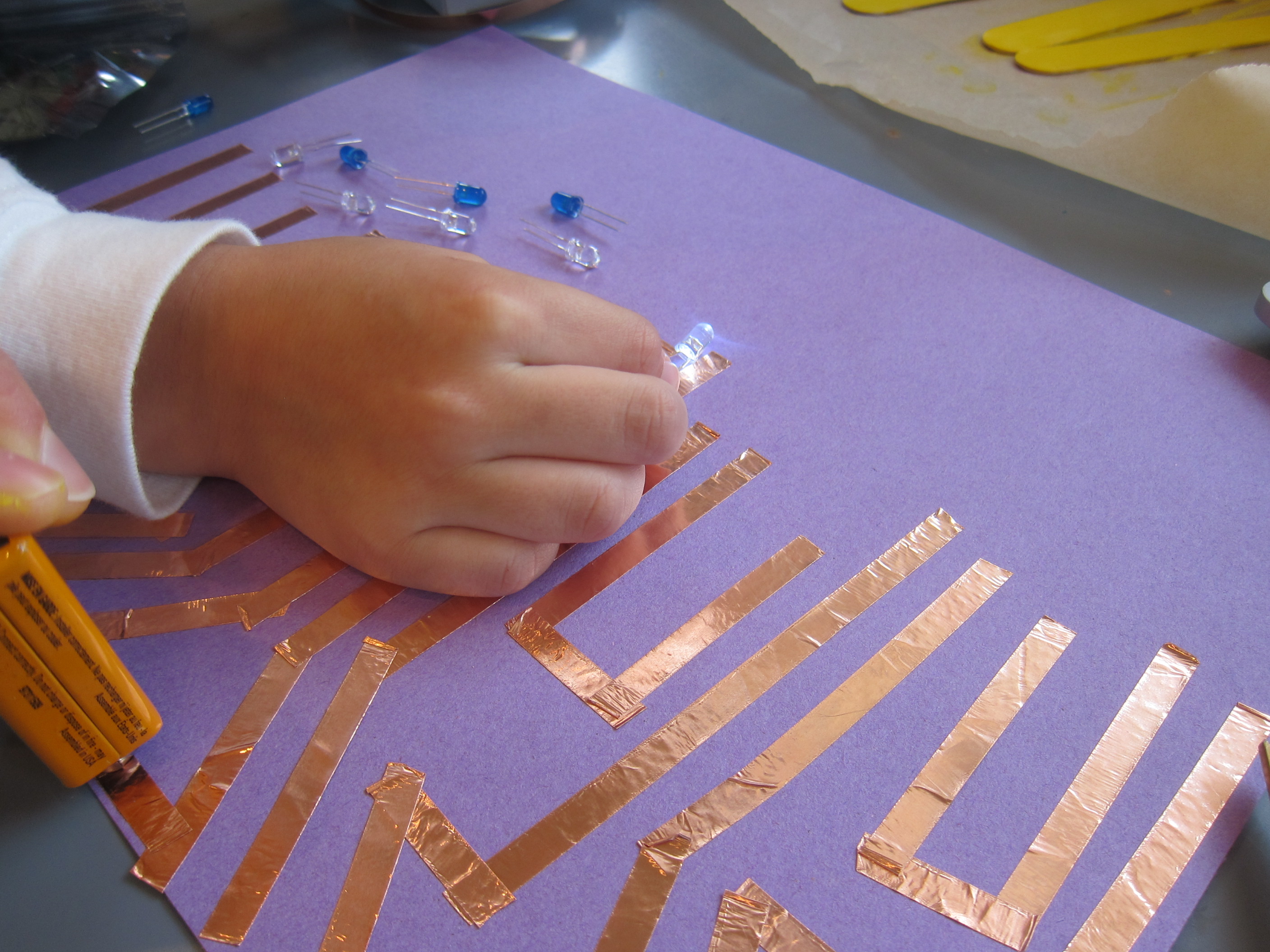 Paper Circuit Menorrah (3)