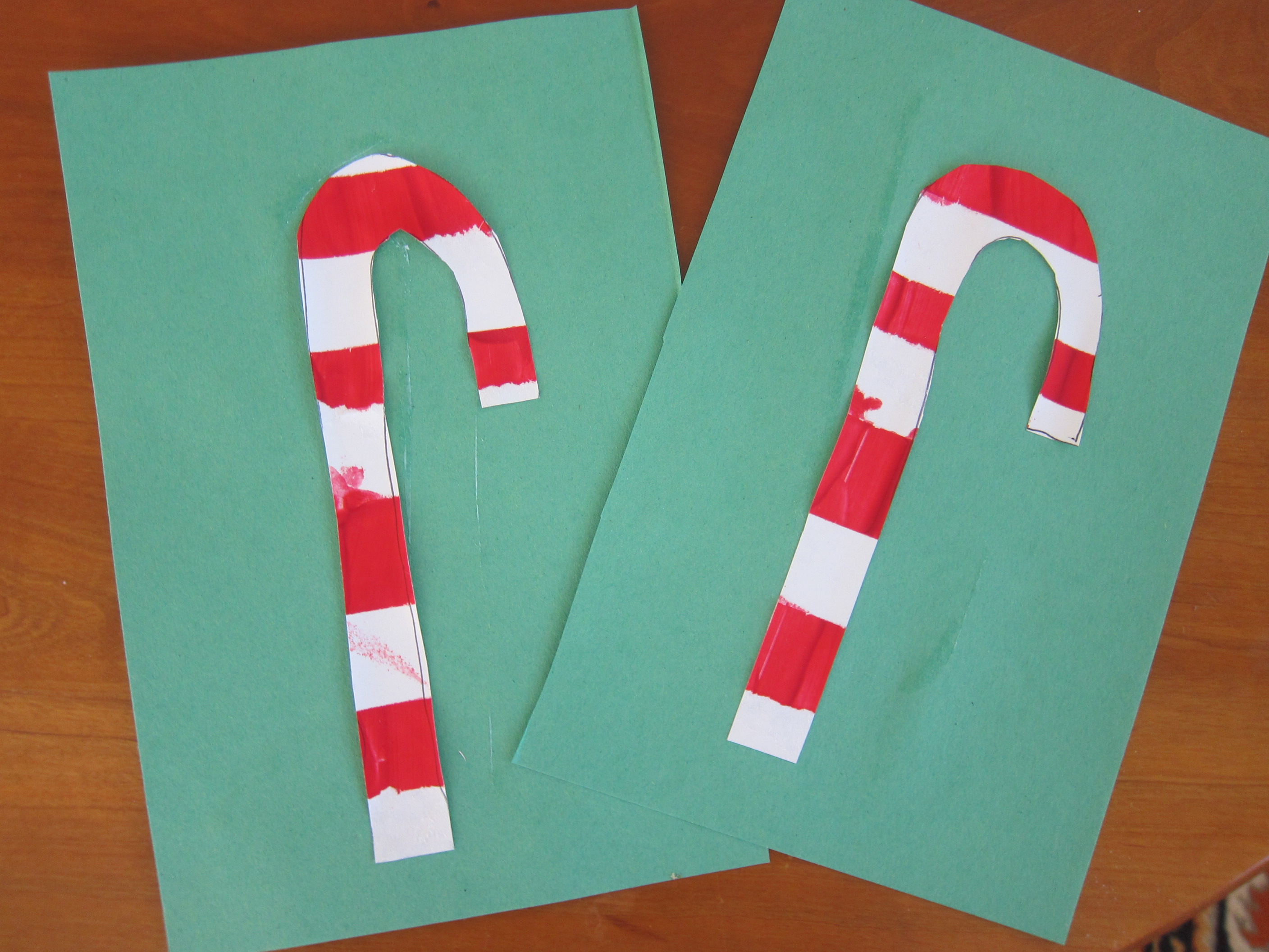 Tape Resist Candy Cane (6)