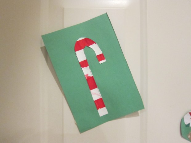 Tape Resist Candy Cane (7)