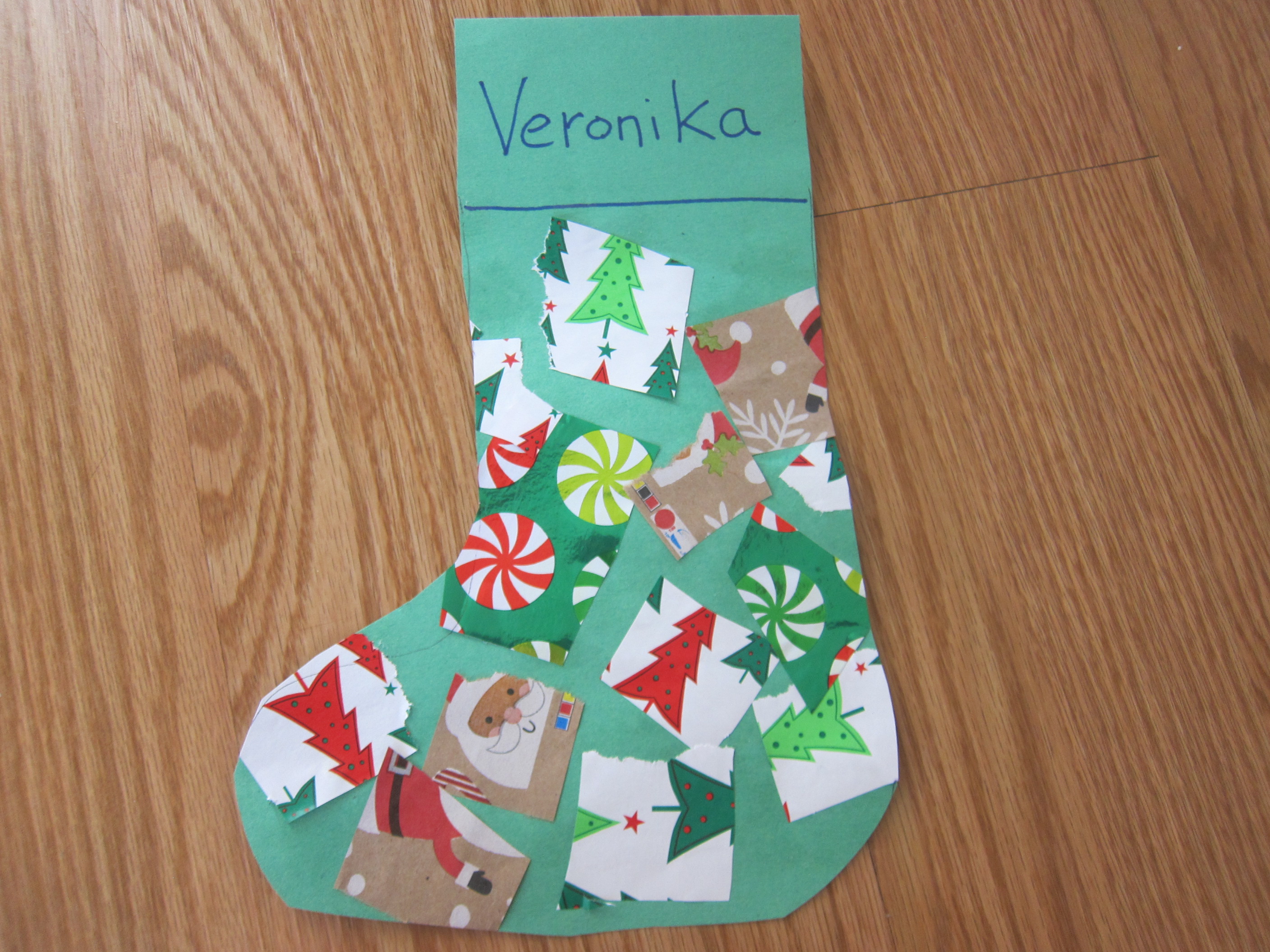 Wrapping Paper Stocking (8)