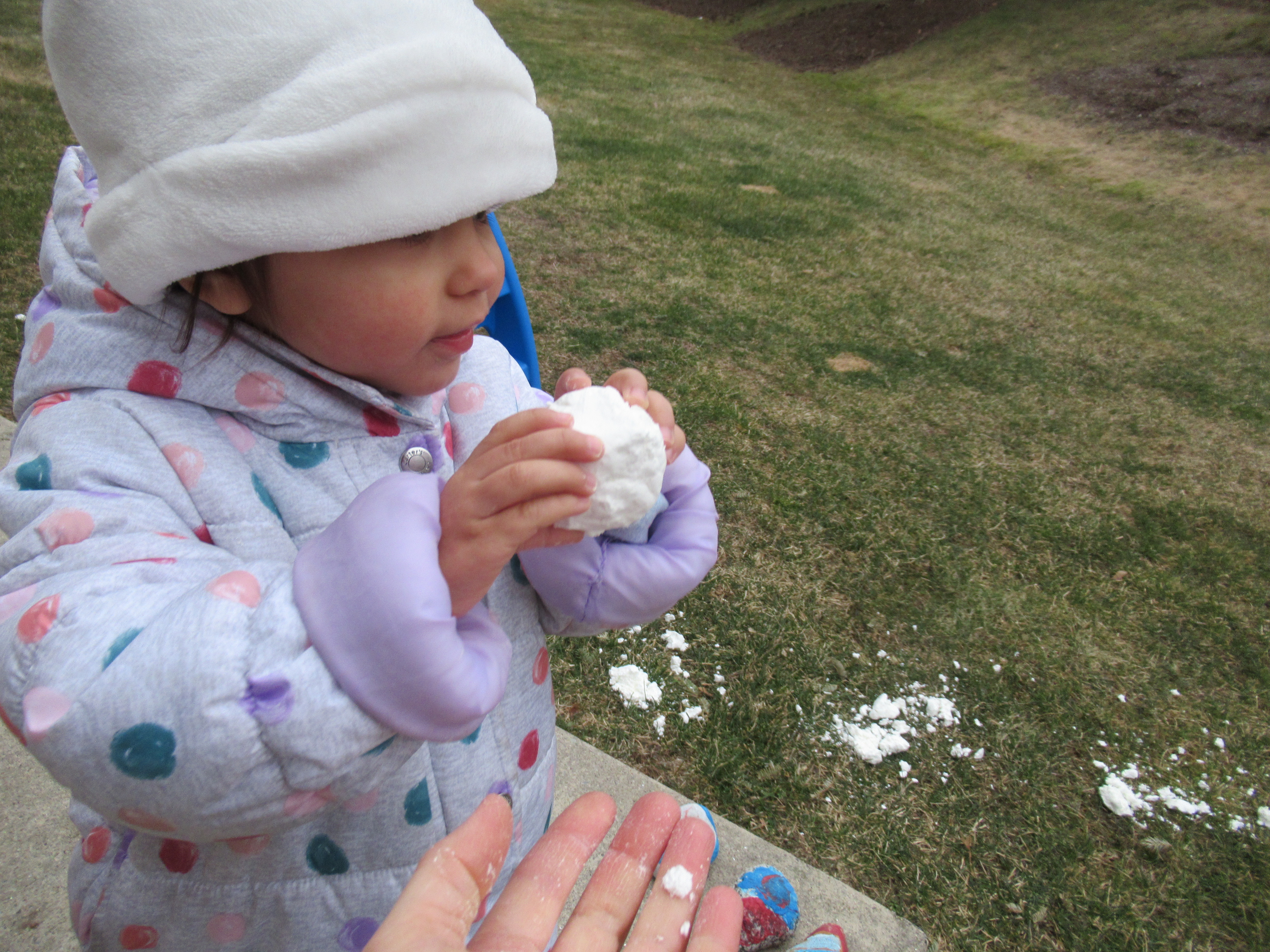 Child Making Snowballs 2 Ingredient Homemade Snowballs – joyful parenting