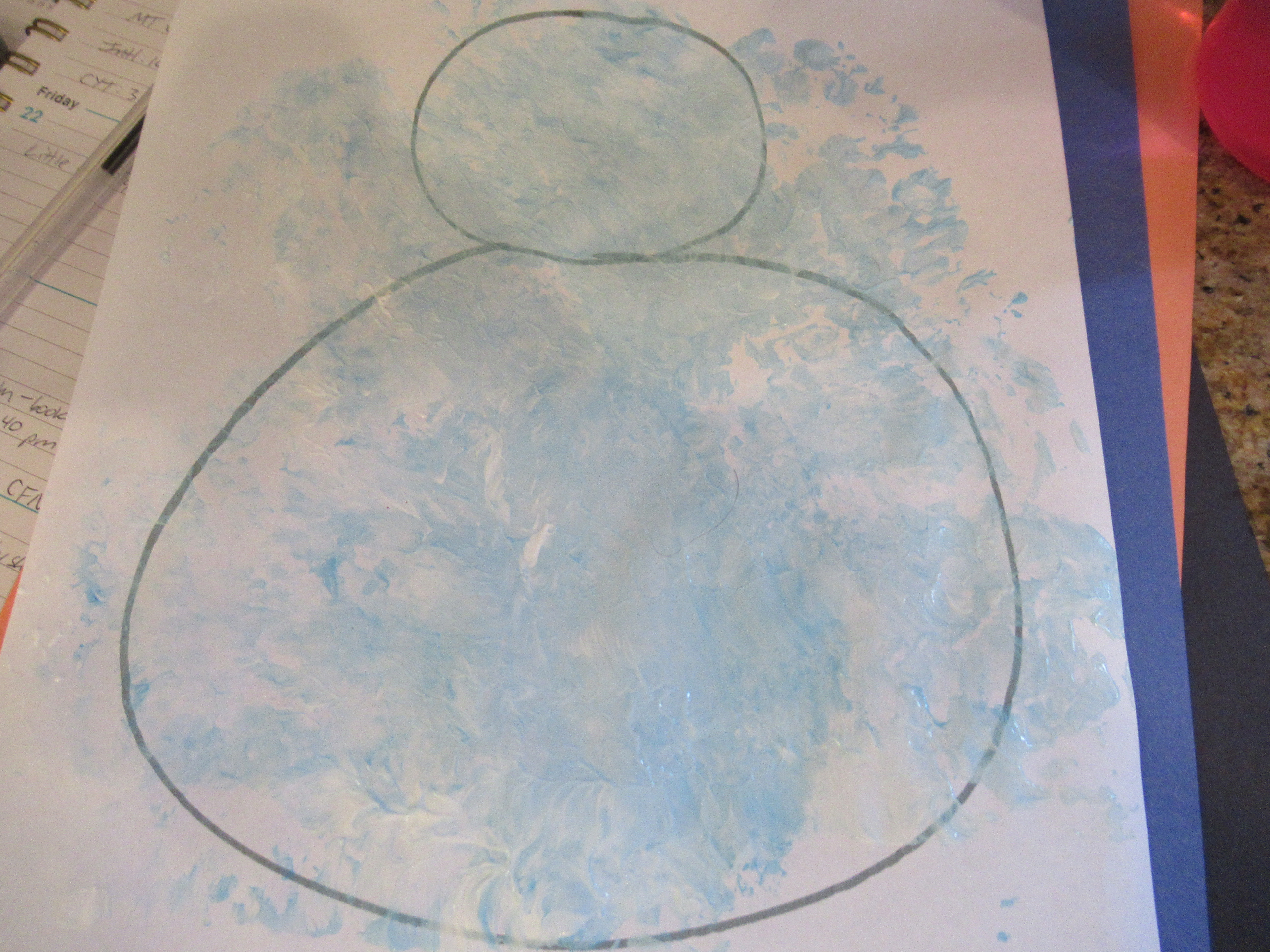 Bubble Wrap Snowman (5)