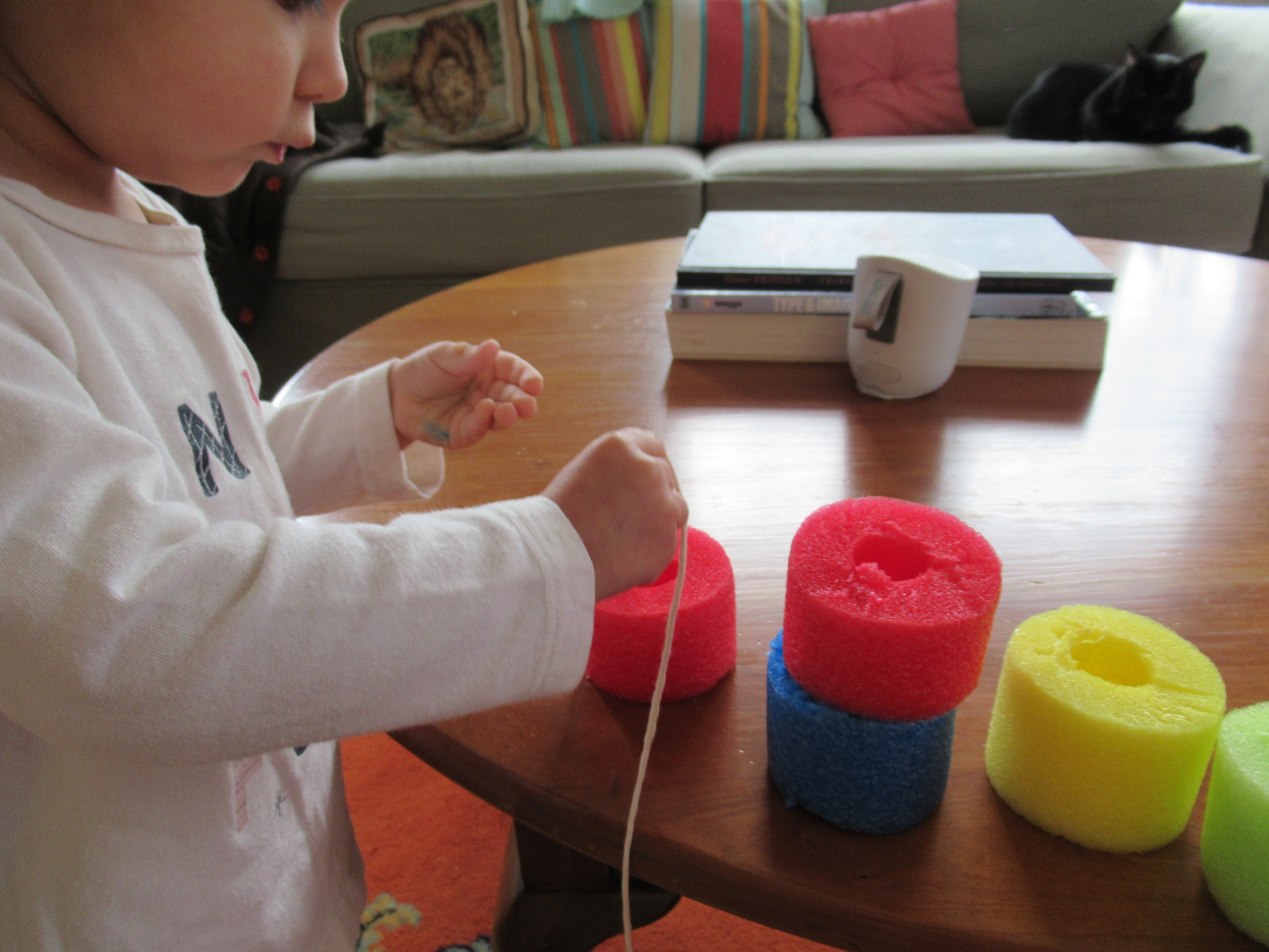 Pool Noodle Stringing (2)