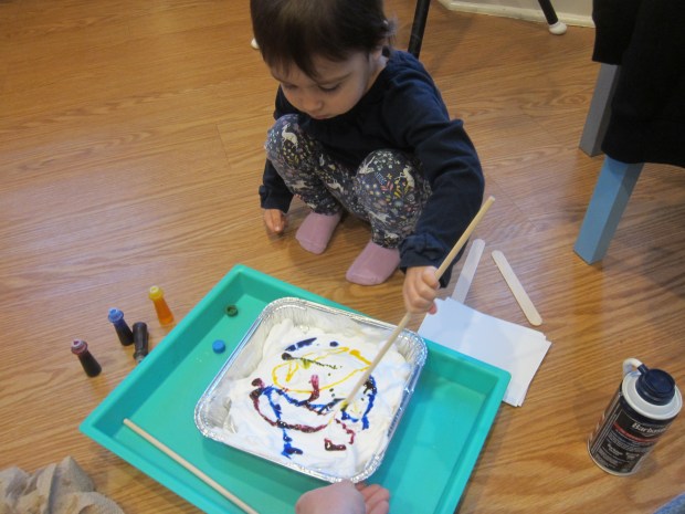 Shaving Cream Marbling (2)