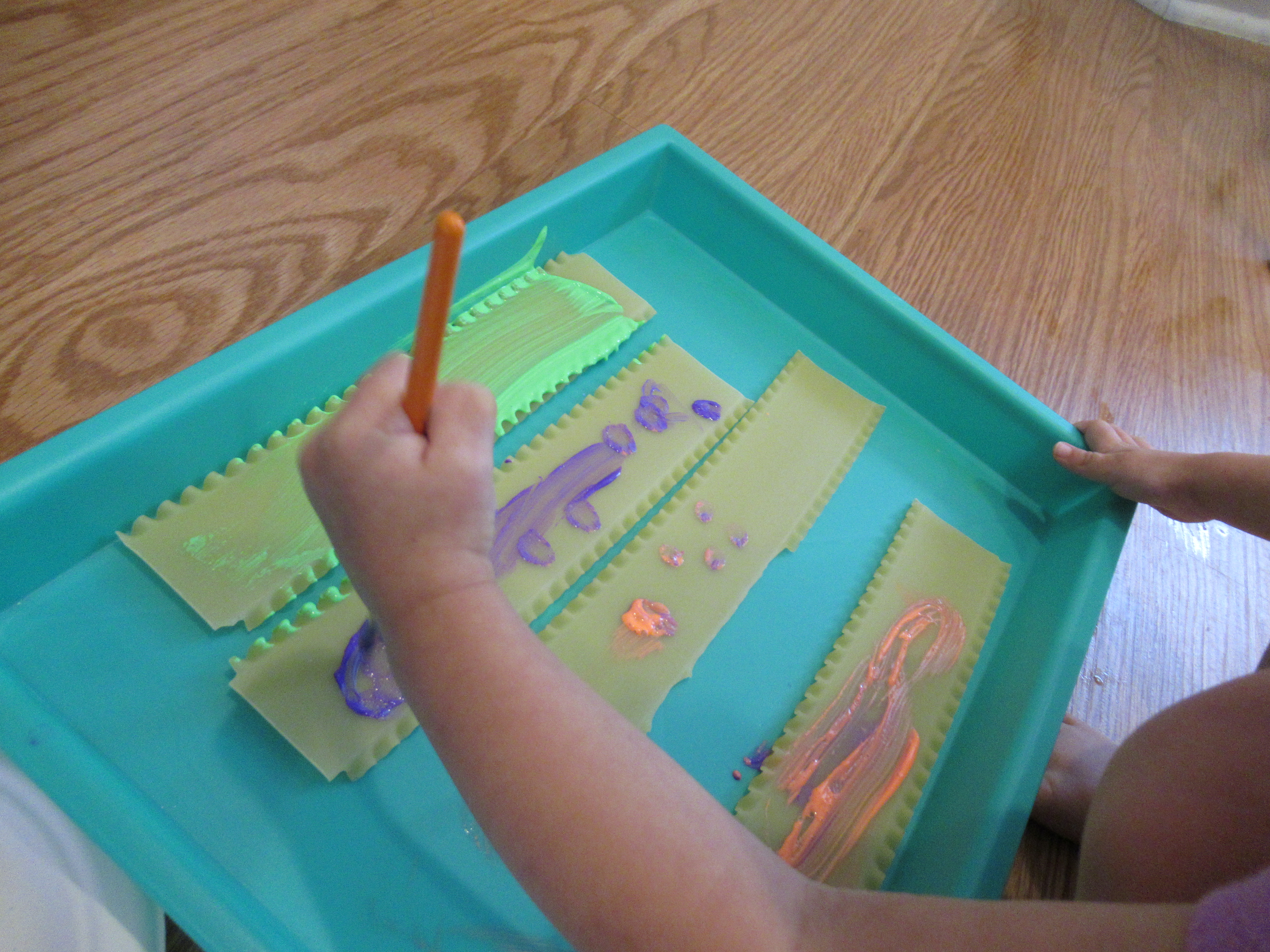 Lasagna Noodle Painting (4)