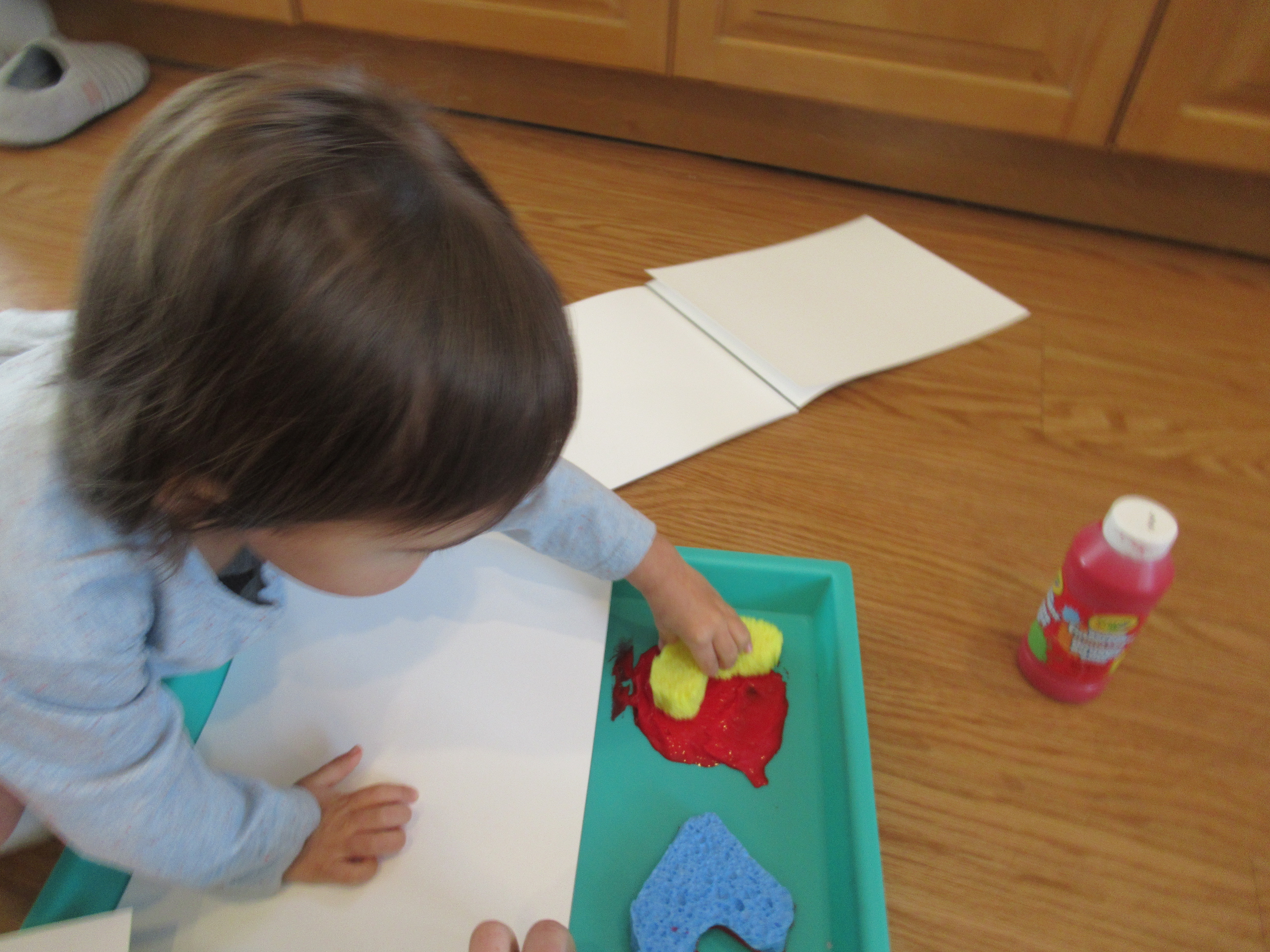 Sponge Heart Stamping (3)