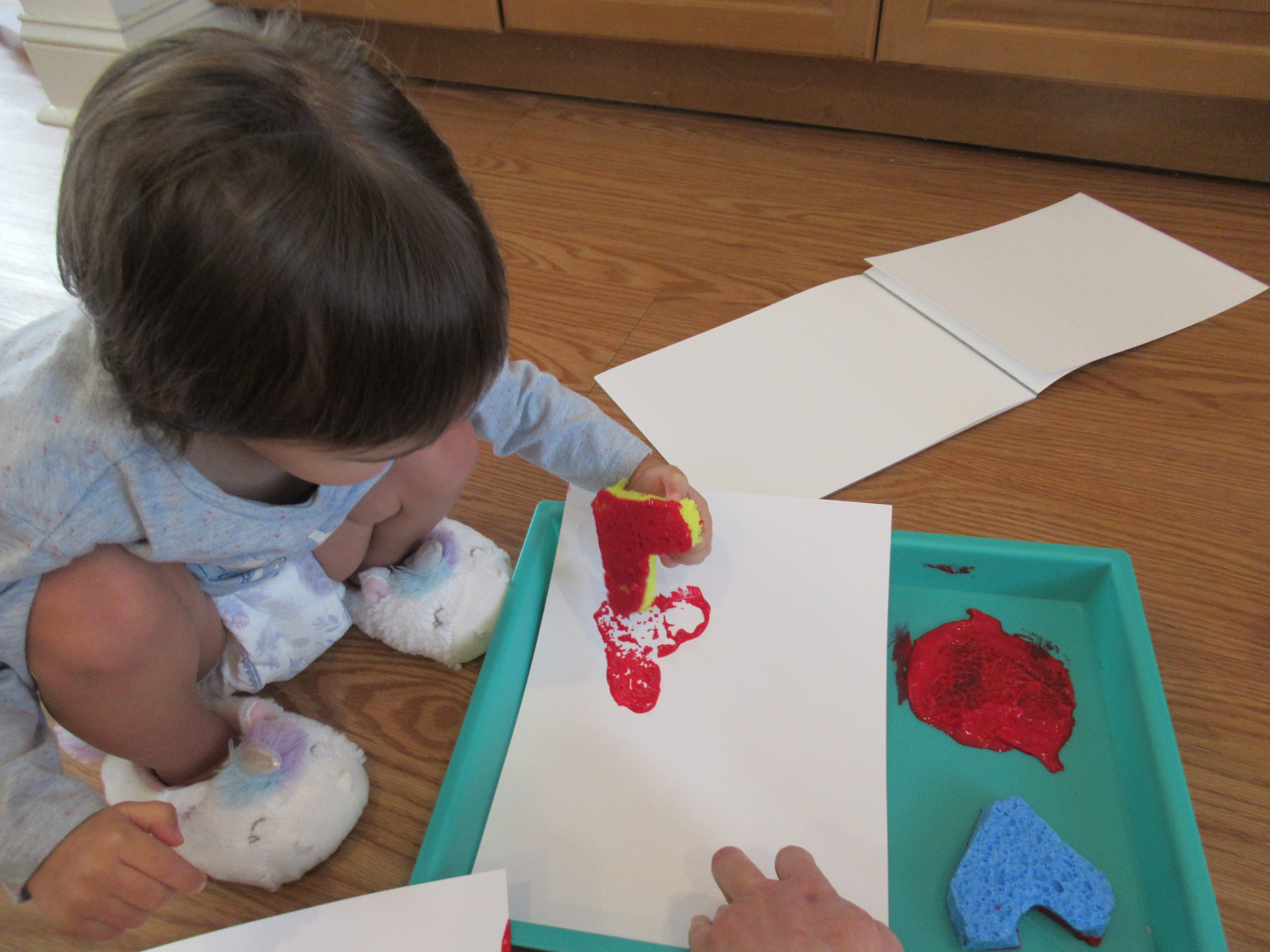 Sponge Heart Stamping (4)