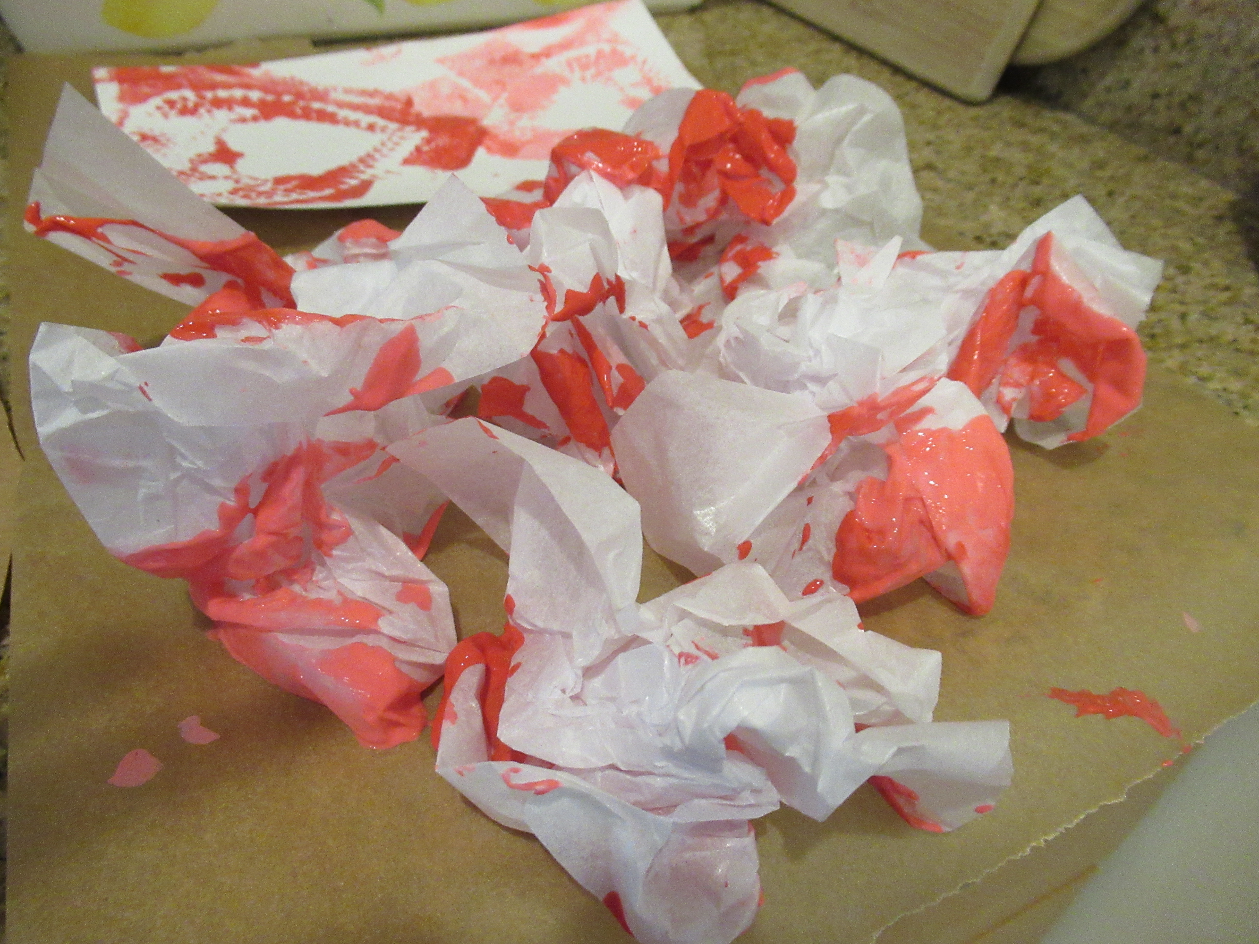 Valentine's Tissue Wreath (3)