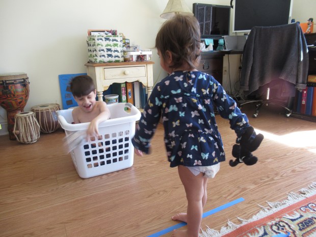 Indoor Newspaper Throwing (5)