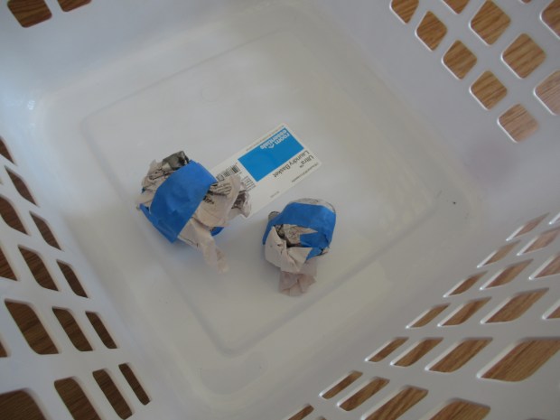 Indoor Newspaper Throwing (7)