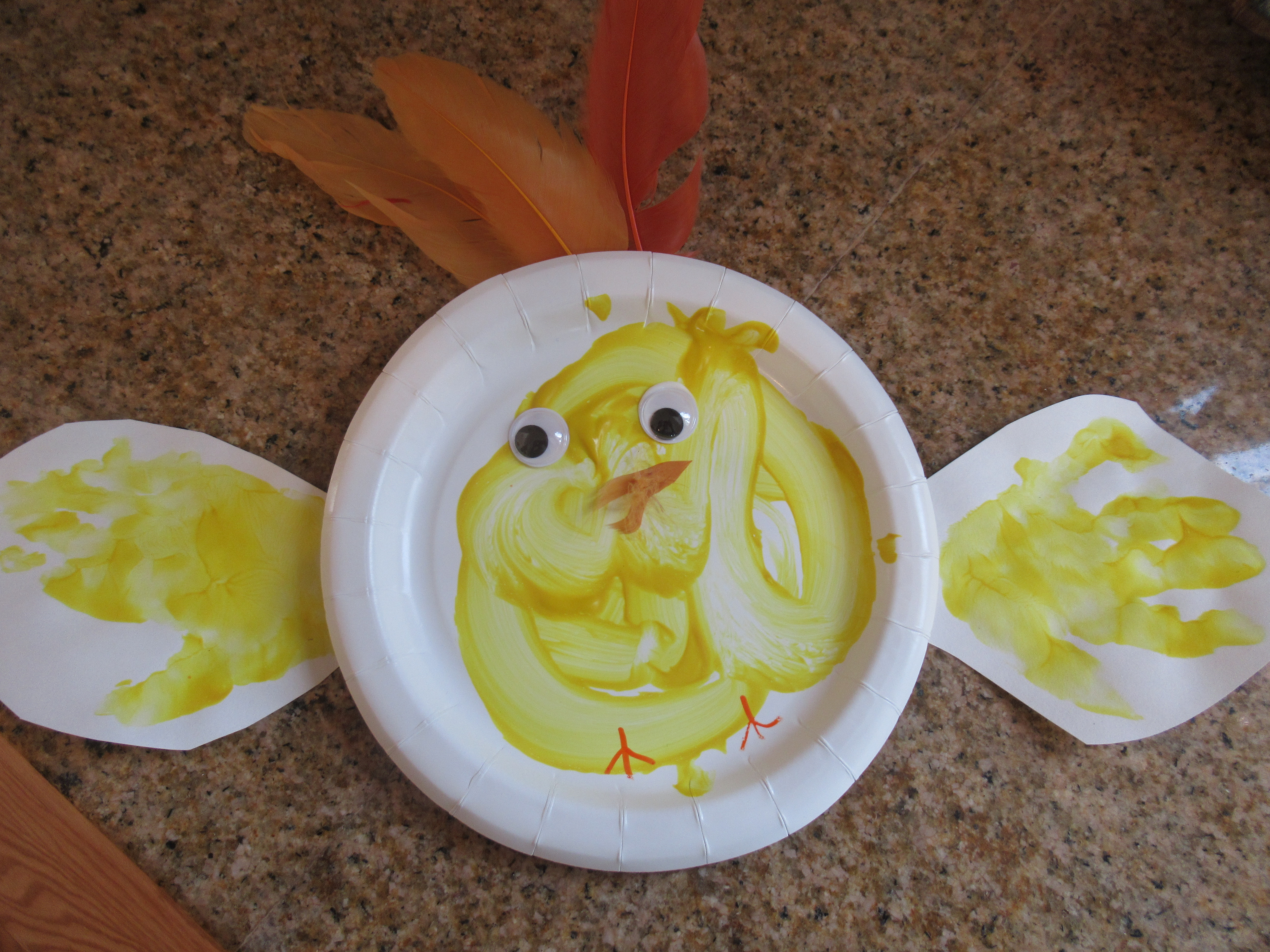Paper Plate Chick (5)